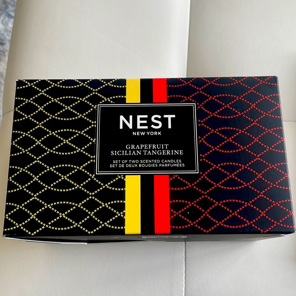 New 8.1 Oz Nest Candle Duo